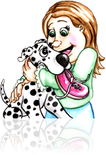Fully illustrated custom children's book for a girl
