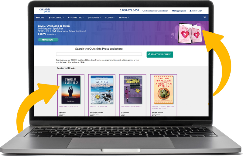 Featured Bookstore Banner and Listings