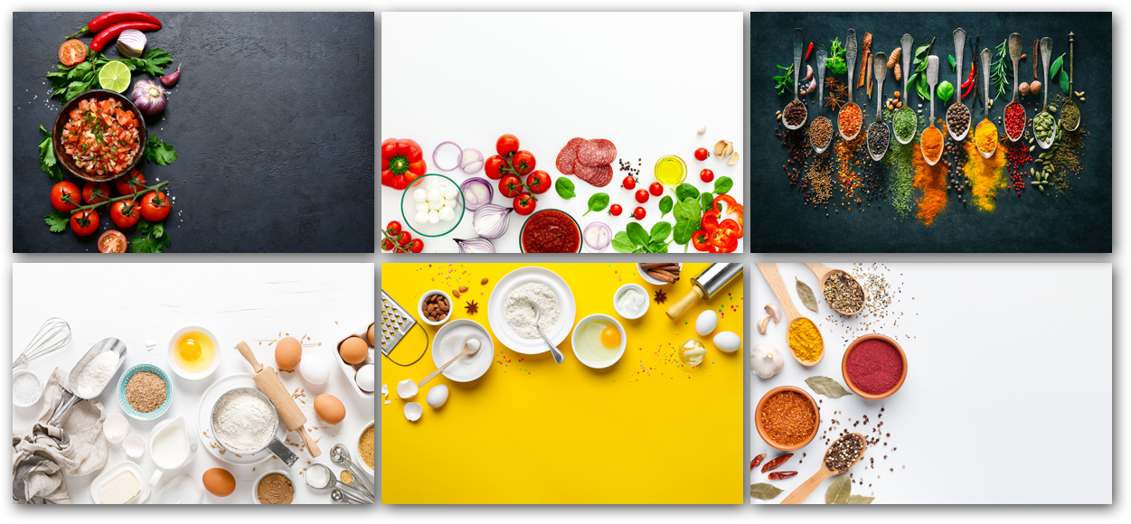 Stock images are a great way to add vitality to your self-published cookbook’s interior layout and design.