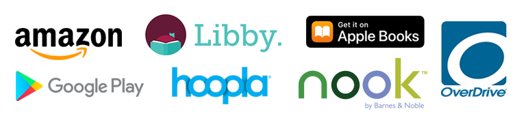eBook distribution through Amazon, Apple Books, Barnes & Noble, Google Play, OverDrive, Hoopla and Libby