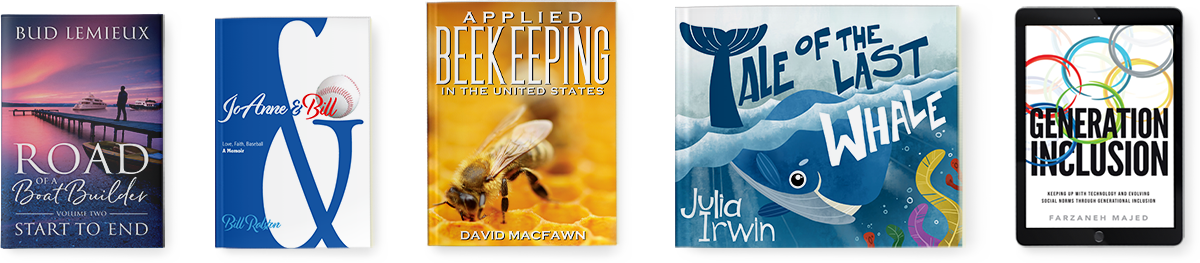 Example of an Outskirts Press book in print and eBook formats