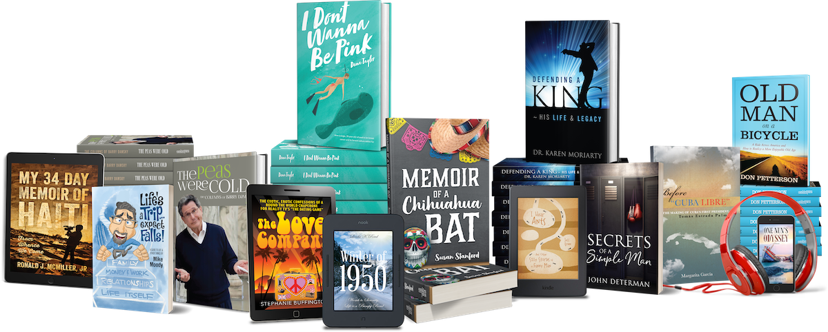 Self-published memoir and biography books by independent authors and writers.