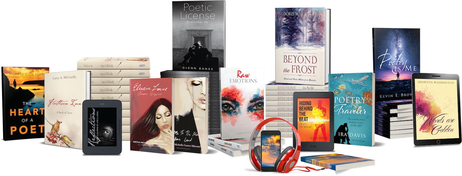 Self-published poetry books by independent authors and writers.
