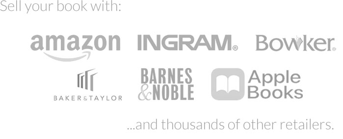 Print-on-demand distribution through Ingram, Bowker, Baker & Taylor and retail availability through Amazon.com, barnesandnoble.com, Apple Books, and thousands of other online retailers from the industry’s best self-publishing company.