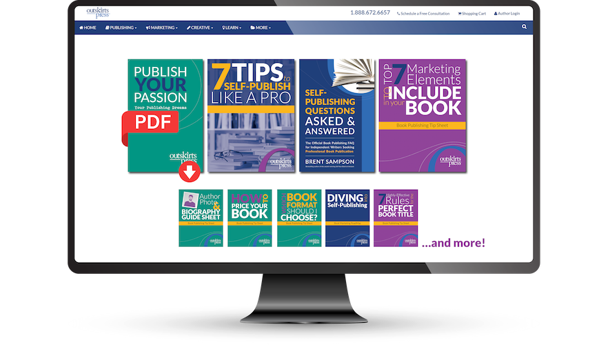 Claim your free publishing kit full of self-publishing information, author guides and tip sheets to help you self-publish your book like a pro!